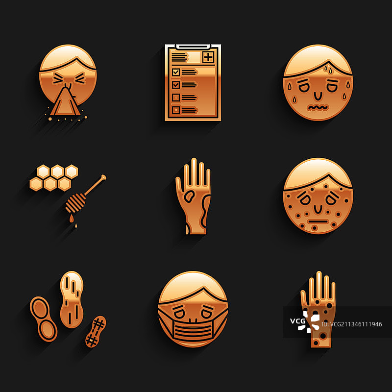 手部湿疹或银屑病护理图片素材