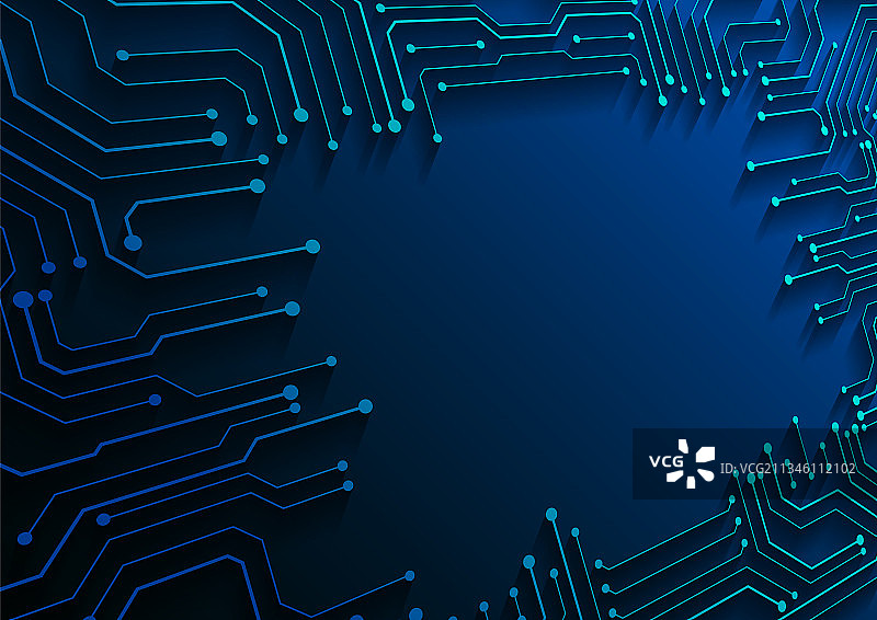 具有高技术电路技术背景图片素材
