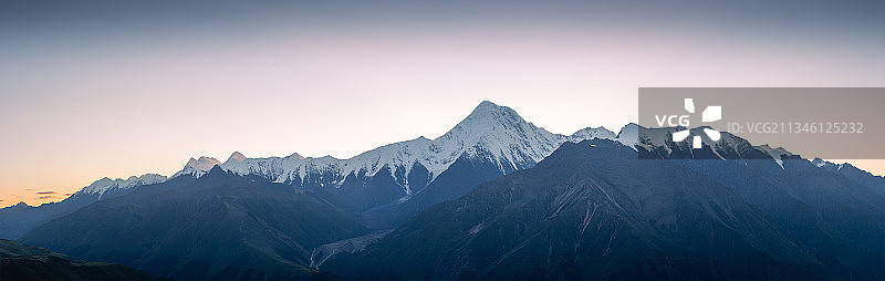 全景贡嘎图片素材