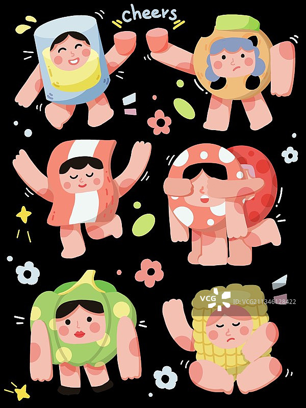 doodle风插画图片素材