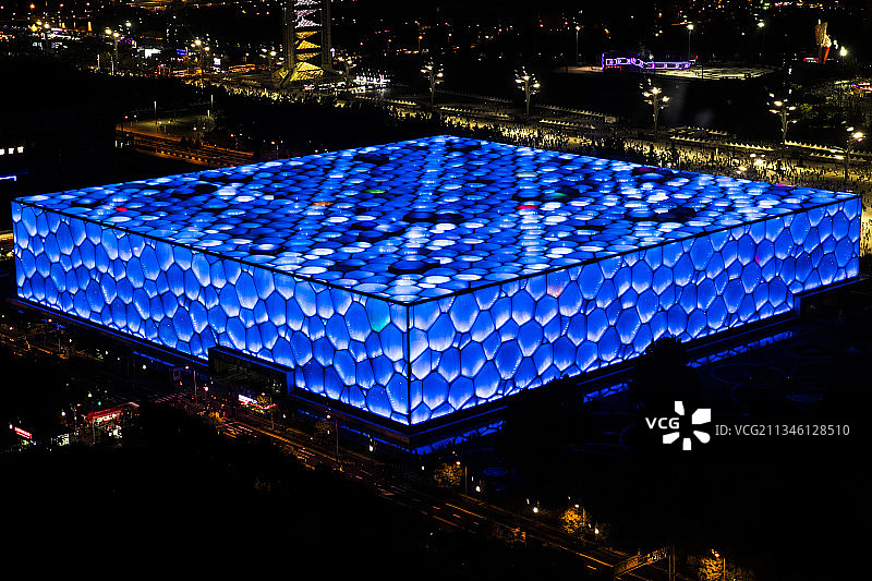 国家游泳中心图片素材