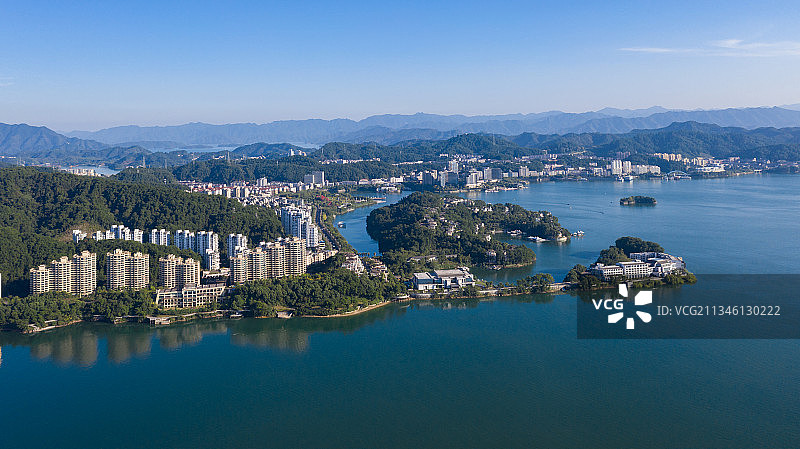 浙江杭州千岛湖旅游度假区图片素材