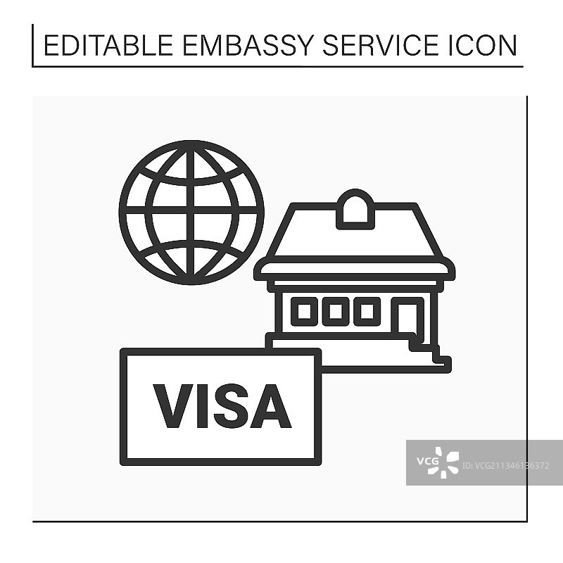 住宅线性图标图片素材