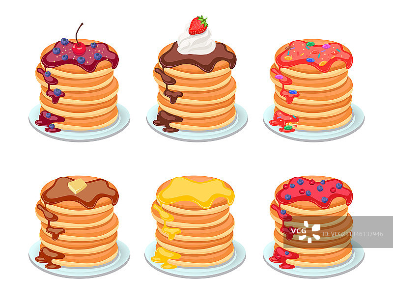 各种配料的美味煎饼素材图片素材