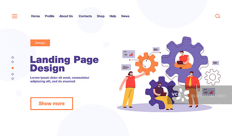 团队工程师共同研究机械装置图片素材