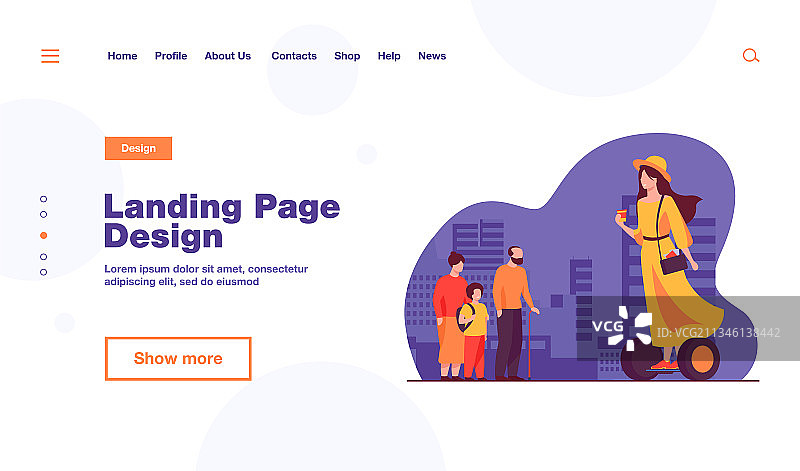 骑悬浮滑板的女人图片素材