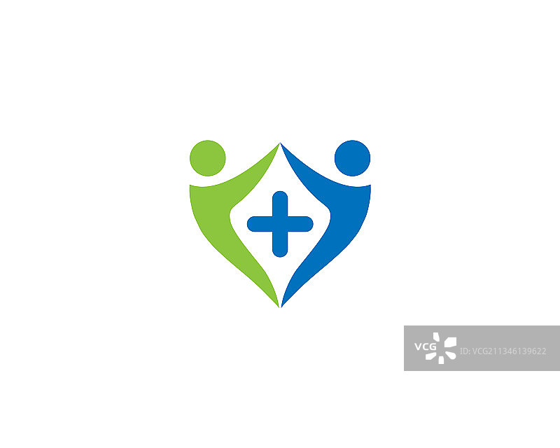 健康标志加上医疗和健康标志图片素材