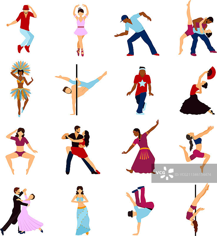 跳舞的人群图片素材