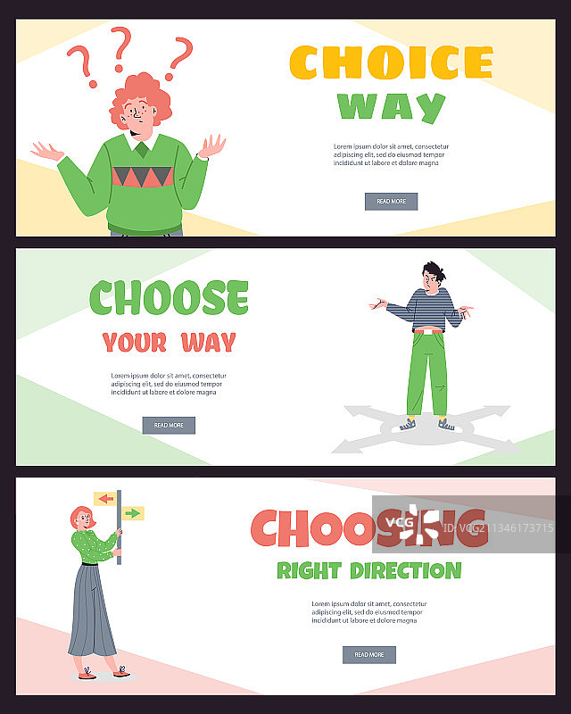 用户选择网络横幅模板图片素材