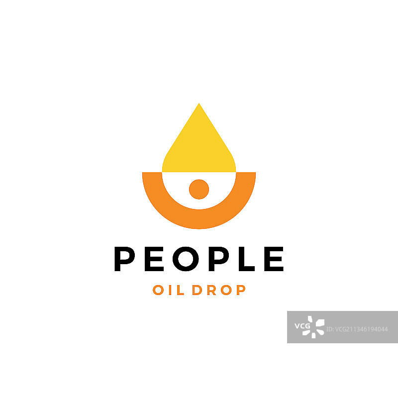 人物油滴标志图标图片素材