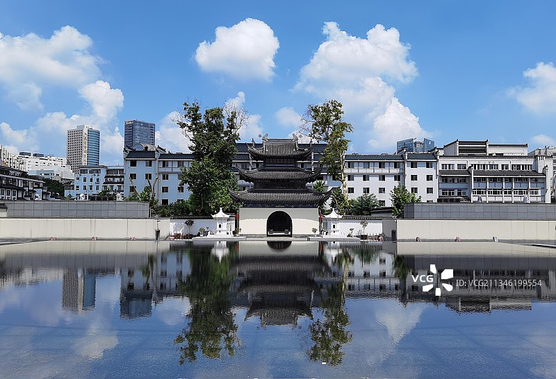 江南贡院 明远楼景影图片素材