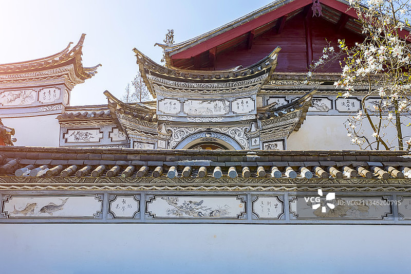 云南丽江古城街景图片素材