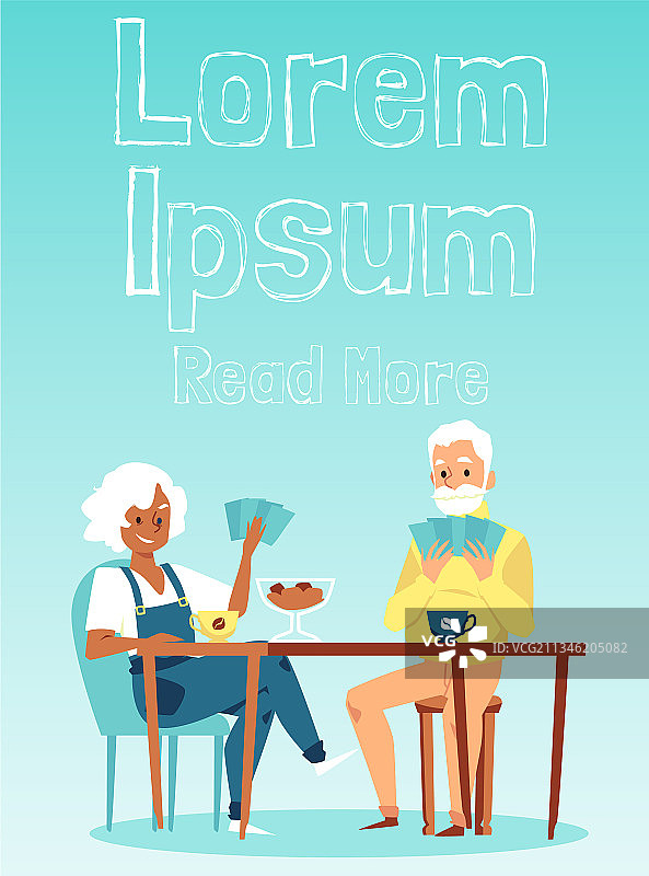 年长的夫妇或老友一起玩耍图片素材