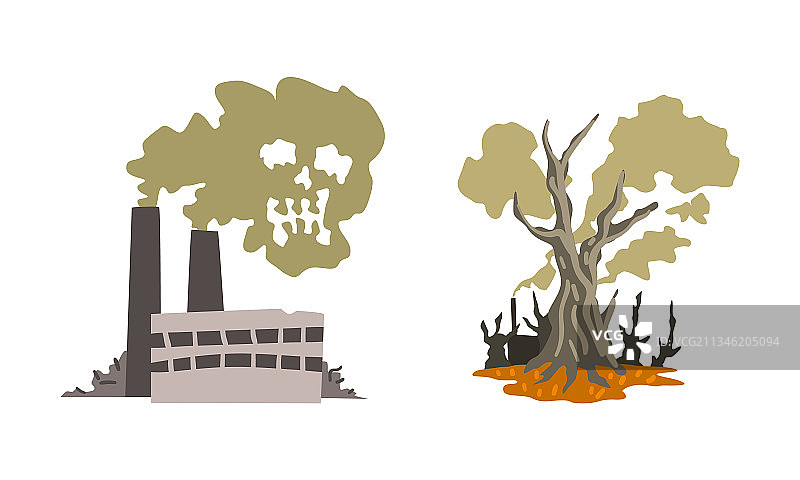 空气污染环境污染图片素材