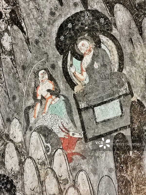 克孜尔千佛洞壁画图片素材