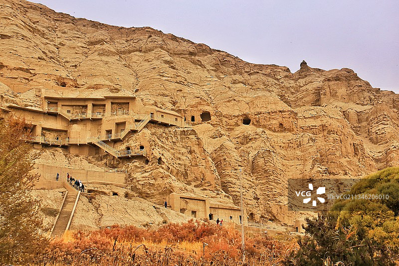 克孜尔石窟图片素材