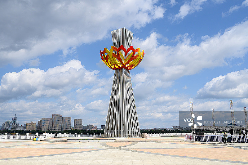 牡丹江 牡丹广场图片素材
