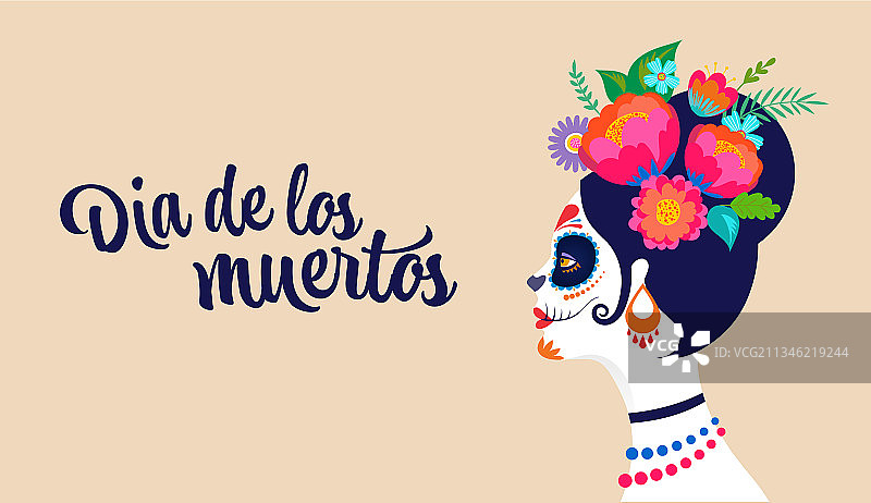 墨西哥亡灵节图片素材