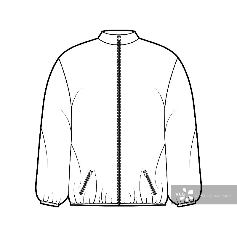 羽绒服夹克技术时尚图片素材