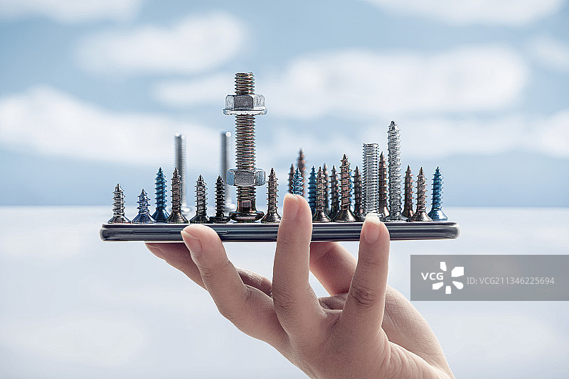 新时代钢铁城市图片素材