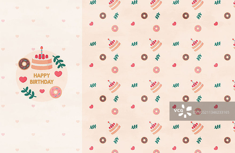 蛋糕图案背景图片素材