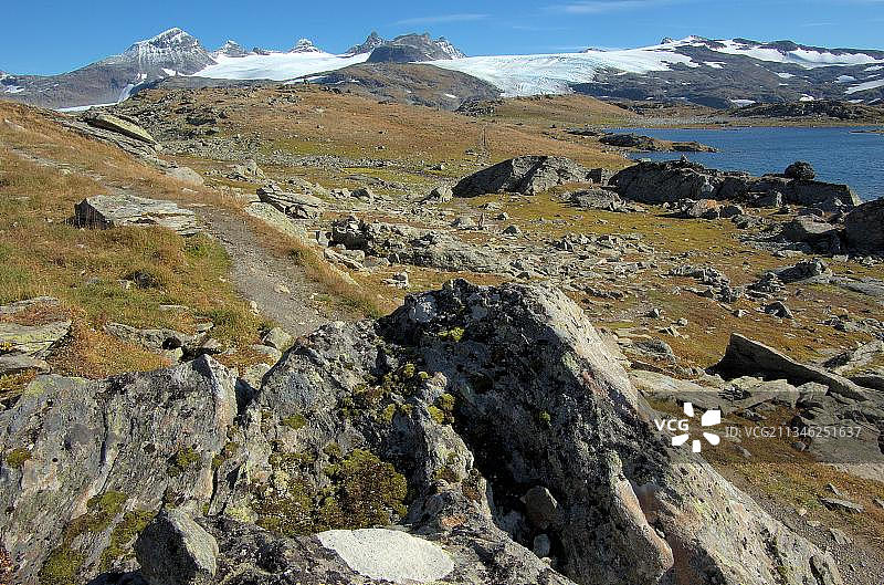 挪威奥普兰Sognefjellweg风光图片素材