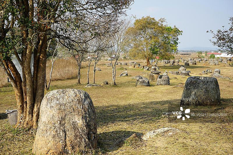 石缸平原，1号遗址，通海兴，老挝，亚洲图片素材
