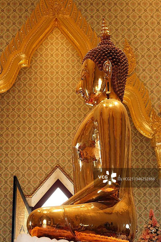 泰国曼谷唐人街金佛寺，帕菩塔 మహా 苏万帕提玛空图片素材