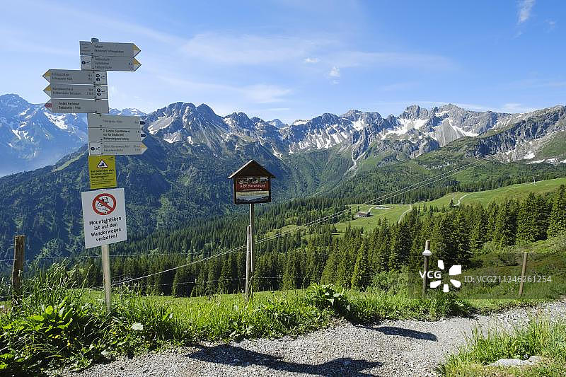 德国阿尔高阿尔卑斯山风光图片素材