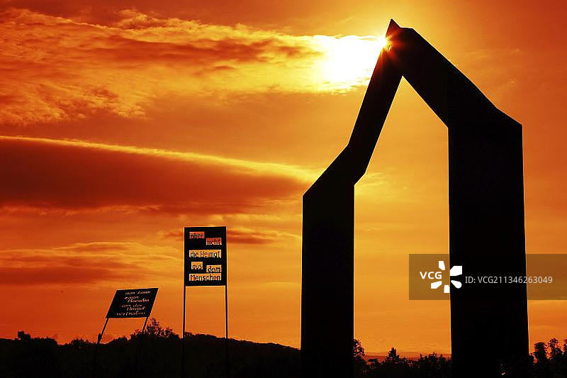 德国统一雕塑公园图片素材