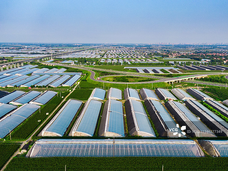 温室，大棚，立交桥，潍坊寿光，农场，科技，农业图片素材