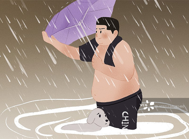 下雨图片素材