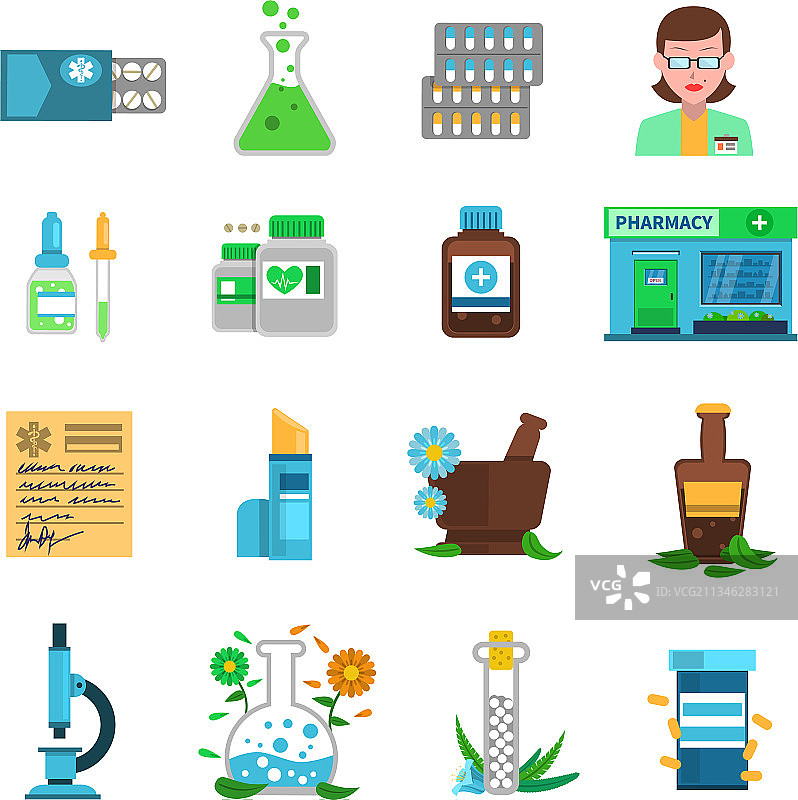 药房图标合集图片素材