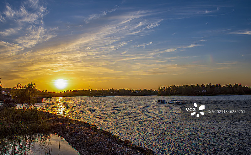 南京金牛湖图片素材