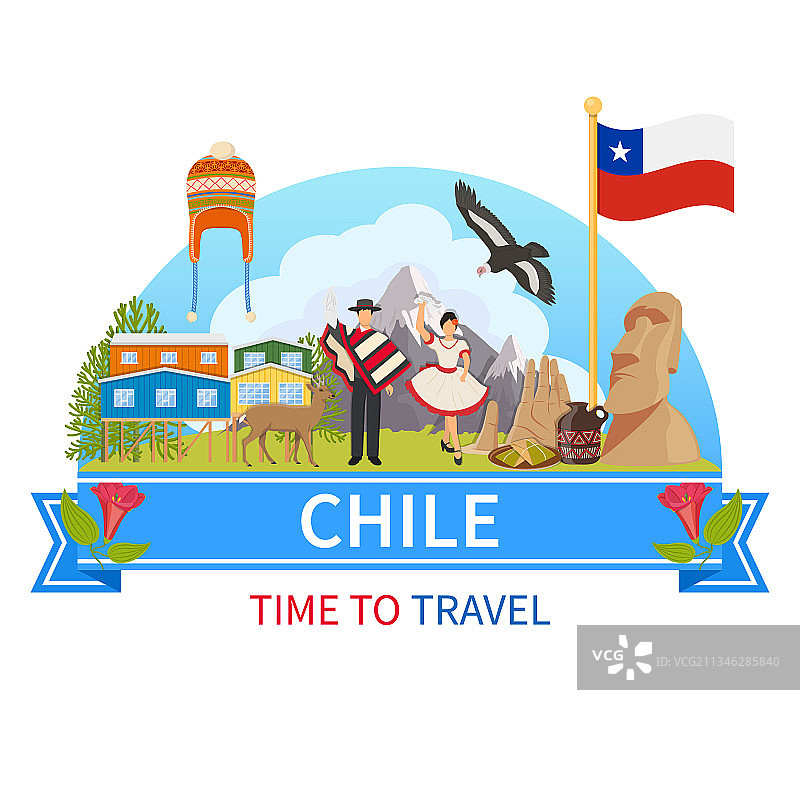 智利风光图片素材