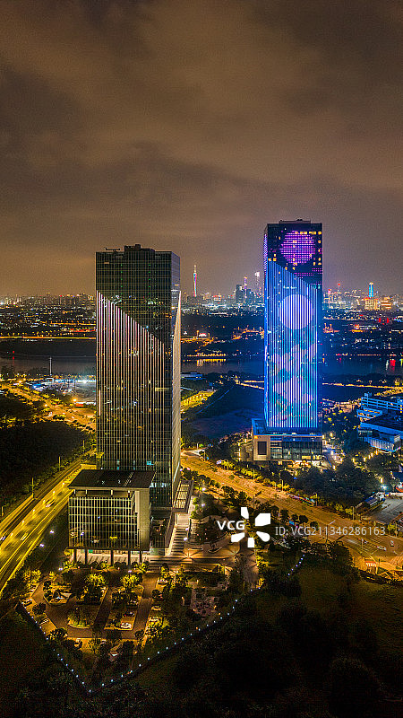 中国广东省广州市生物岛广州国际创新中心图片素材