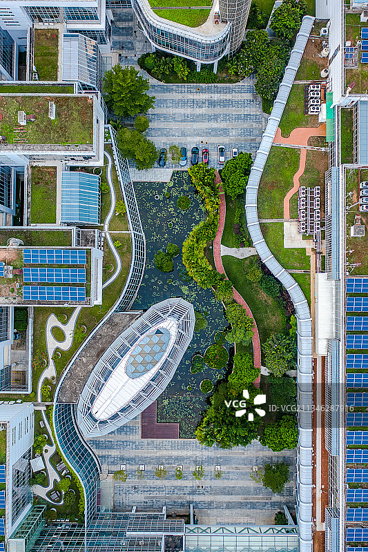 中国广东省广州市生物岛广州国际创新中心图片素材