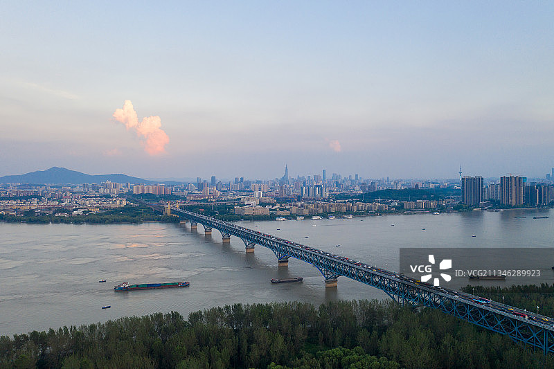 南京长江大桥图片素材