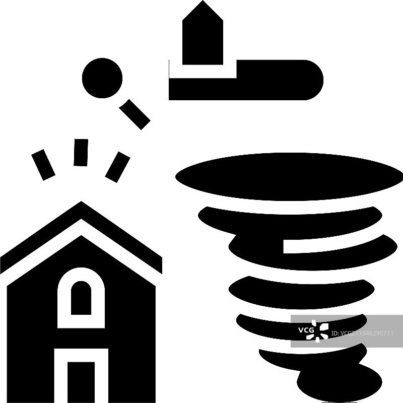 自然灾害标志符号图片素材