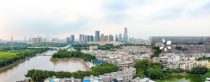 中国广东省广州市海珠区石基村黄埔古港图片素材