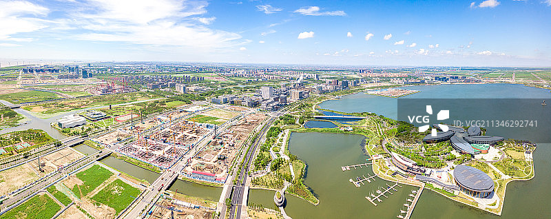 宽屏滴水湖南岸（科创总部湾、顶科社区、南岛会议中心）图片素材