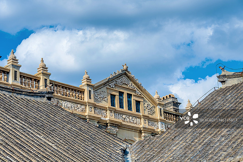 中国辽宁沈阳张氏帅府大青楼图片素材