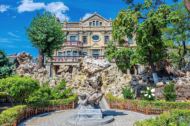 中国辽宁沈阳张氏帅府大青楼图片素材