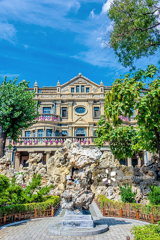 中国辽宁沈阳张氏帅府大青楼图片素材