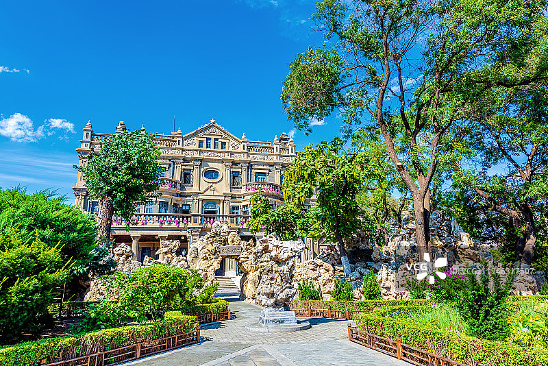 中国辽宁沈阳张氏帅府大青楼图片素材