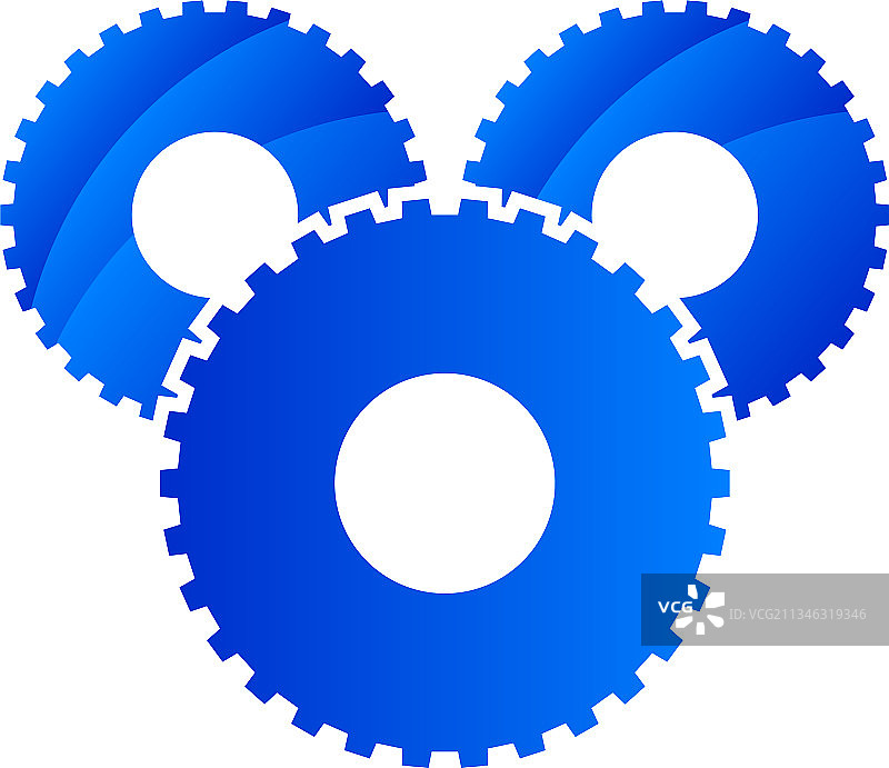 齿轮彩色生动图片素材