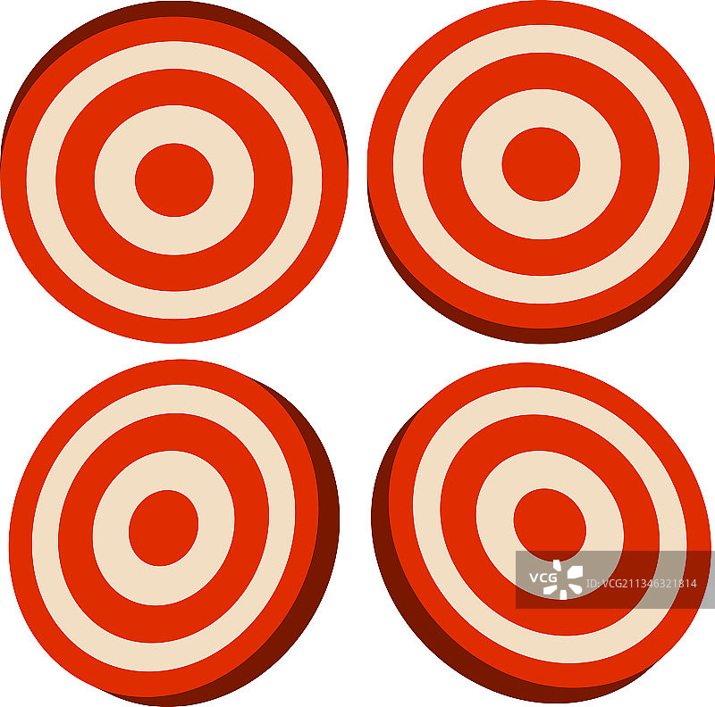 红色目标标记十字线定位图片素材