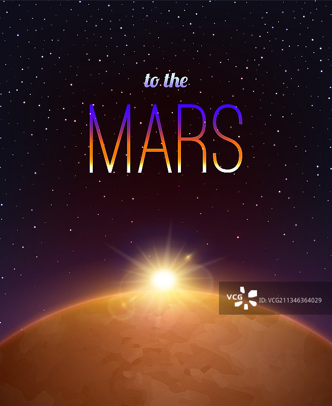 逼真的火星背景图片素材