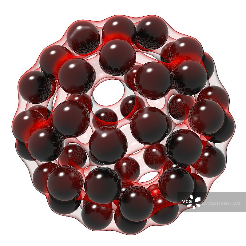 巴克敏斯特富勒烯分子图片素材