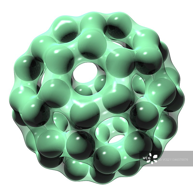 巴克敏斯特富勒烯分子图片素材